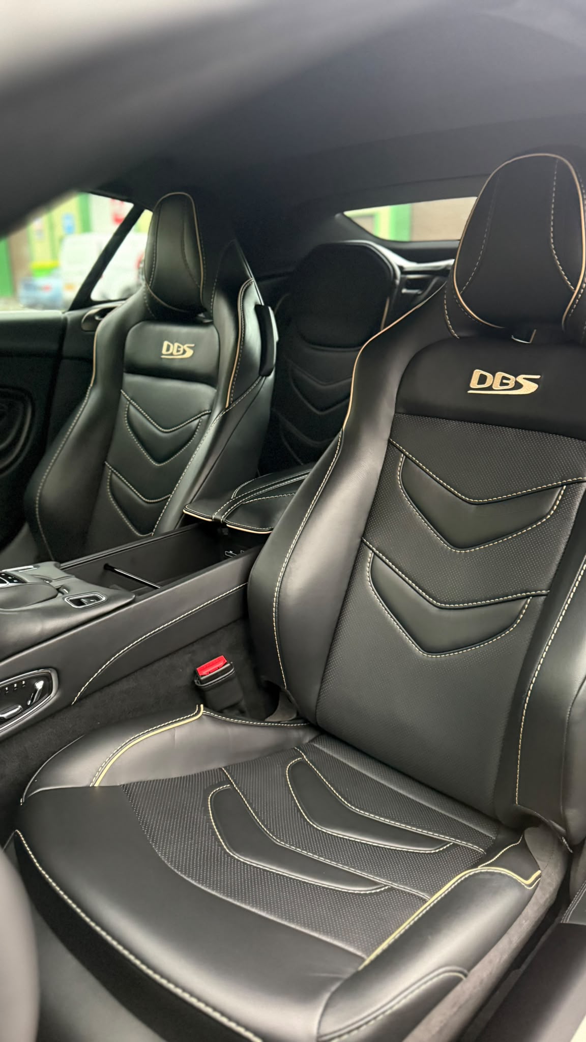 Detailed Aston Martin DBS interior